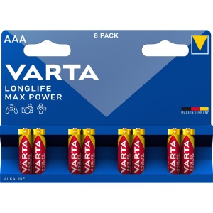 Baterii Alkaline AAA VARTA Max Power, 8 bucati, performanta ridicata - Img 2