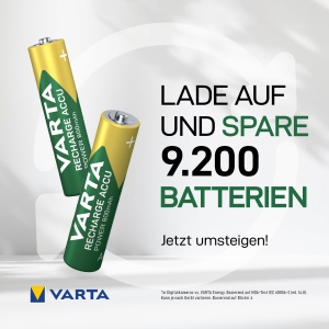 Baterii reincarcabile VARTA AAA, 800 mAh, set 6 bucati, tehnologie Ready To Use - Img 8