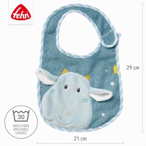 Baveta Drac Fehn 065213 pentru bebelusi si copii, cu prindere prin velcro, 30 cm - Img 4