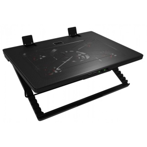 Baza de racire pentru laptopuri de gaming Mars Gaming MNBC2, 17.3 inch, 5 ventilatoare silentioase, LED rosu - Img 6