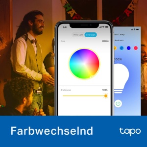Bec inteligent Tapo E27, compatibil cu Alexa, functie reglabila multicolora, 806 lumeni, programe si automatizari, mod Away - Img 4