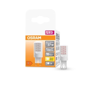 Bec LED OSRAM Star PIN G9, 430 lumeni, lumina calda 2700K, durata 15.000 ore
