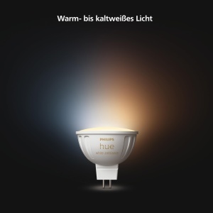 Bec LED Philips Hue White Ambiance MR16, lumina reglabila, compatibil sistem smart home - Img 3