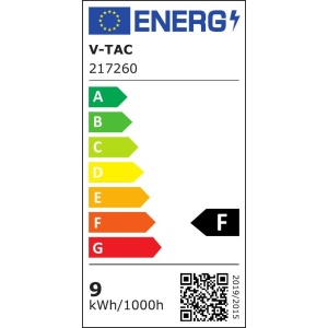Bec LED V-TAC E27 8,5W (echivalent 60W) 3000K cald, 10 buc - Img 9