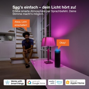 Becuri inteligente Osram SMART, 9W, RGB, Wi-Fi, E27, 2 bucati - Img 8