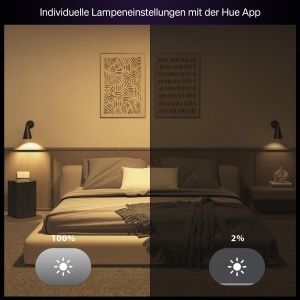Becuri LED Smart Philips Hue Essential GU10 47W 2200K-6500K Dimabile 4 Bucati - Img 4
