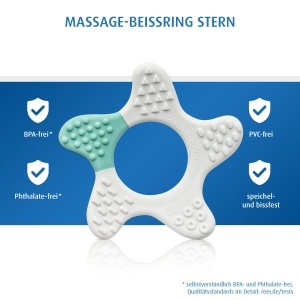 Beisser pentru bebelusi reer Massage-Beiring Stern, silicon, fara PVC si BPA - Img 3
