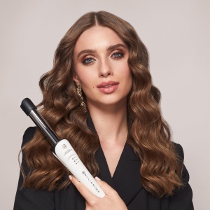 Bellissima Imetec Instant Curls & Waves, ondulator pentru valuri, Thermo Control, diametru 25 mm, temperatura reglabila 170 degC - 210 degC, incalzire rapida, oprire automata, clema de cablu - Img 9