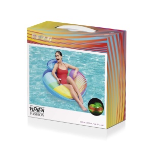 Bestway Schwimmring Swim Bright LED 254x142 cm - Img 2