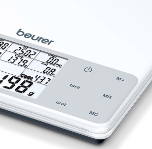 Beurer DS 61 Cantar de analiza nutritionala 5kg Afisaj valori nutritive Tara automata - Img 3