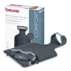 Beurer HK 64 Grey Perna Electrica pentru Spate si Gat 3 Trepte de Temperatura Lavabila