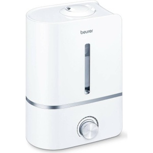 Beurer LB 45 Umidificator cu nebulizare cu ultrasunete pentru umidificarea aerului din incapere, cu functie de aroma, pentru incaperi de pana la 30m2, linistit, gradina alba/opulenta, albastru