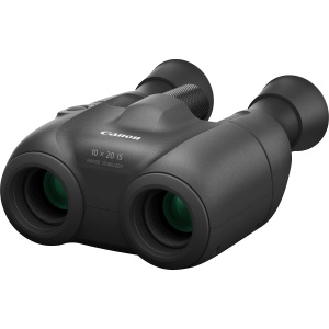 Binoclu Canon 10x20 IS, compact, cu stabilizator de imagine, negru