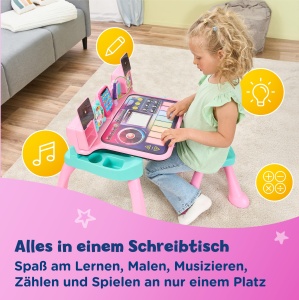 Birou interactiv VTech 6-in-1 roz - invatare pentru copii de la 3 ani - Img 2
