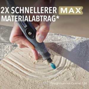 Bit de sculptat Dremel MAX 9953, din otel inoxidabil, 9,5 mm, pentru lemn si plastic - Img 4