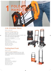 BLACKDECKER Carucior Transport 2-in-1 Pliabil Capacitate 120kg - Img 6