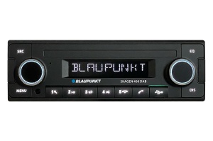 Blaupunkt Skagen 400 DAB, Radio 1-DIN, Adancime scurta de instalare, DAB, Bluetooth, negru - Img 1