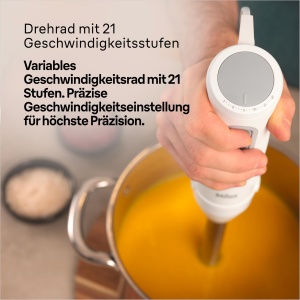 Blender Braun MultiQuick 5 MQ 50001 M, 1000W, 21 viteze, alb - Img 6