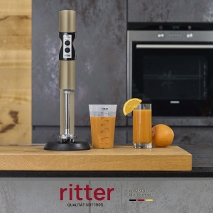 Blender fara fir Ritter Stilo 7, acumulator, 3 viteze, maro inchis - Img 2