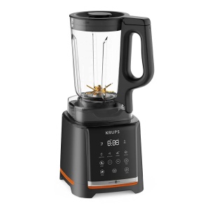 Blender Krups InfinyMix KB9158, 1600 W, 1.75 L, 5 programe automate, Negru