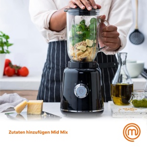 Blender MasterChef cu bol din sticla, 1.5L, 2000W, 10 viteze - Img 6