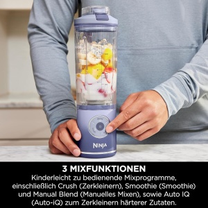 Blender Ninja Blast Max, 570 ml, wireless, LavendelSilber - Img 4