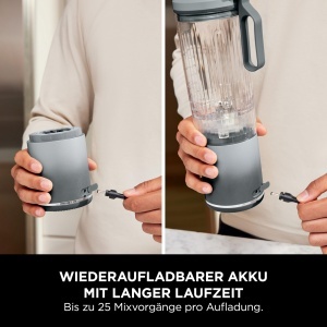 Blender Ninja Blast Max, 570ml, 3 functii, portabil, argintiu - Img 3