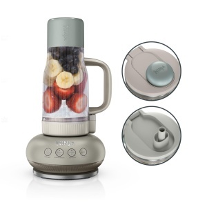 Blender Ninja BlendBoss DB351EUST, 1100W, 710ml, Culoare Stein