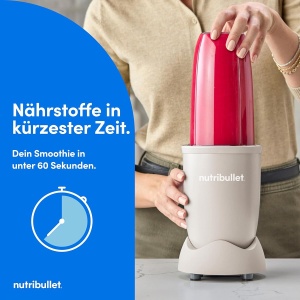 Blender Nutribullet Pro 900, 900W, compact, gri - Img 4