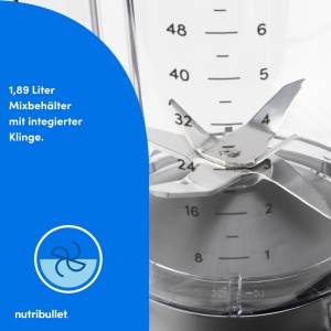 Blender Nutribullet SmartSense NBF550DG 1500W Negru 5 viteze Auto Cycle - Img 7