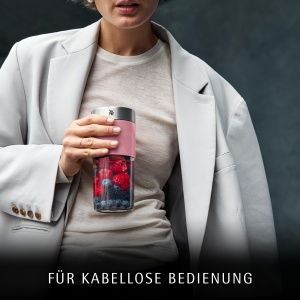 Blender portabil WMF Kuchenminis Mix on the Go, 300 ml, 20.000 RPM, roz - Img 6