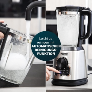 Blender Princess 212094 1400W, 1.75L, Argintiu - Img 6