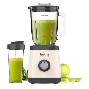 Blender Taurus Optima Go 1500W 1.5L 500ml To-Go-Becher Gri