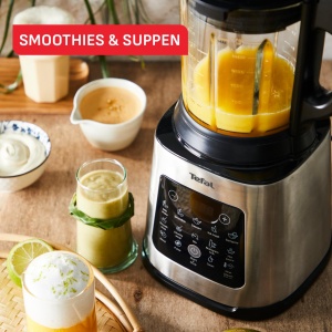 Blender Tefal PerfectMix Cook, 1400W, 10 programe, argintiunegru - Img 6