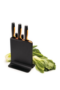 Bloc de cutite Fiskars Functional Form cu 5 cutite din otel japonez, negru - Img 10