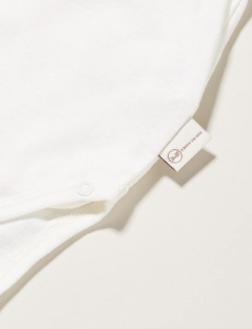 Body cu maneca lunga Steiff din bumbac organic, model cu ursulet, confortabil - Img 5