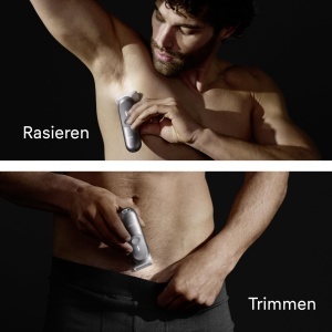 Bodygroomer Braun Series 7 BG7555, Rasierer Kabelloser, 100 Waterproof, Gri - Img 6