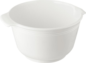 Bol de amestecare Dr. Oetker 3L, anti-alunecare, plastic alb