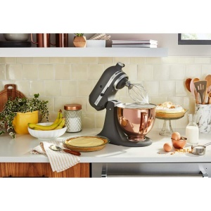 Bol din otel inoxidabil KitchenAid 5KSM5SSBRC 48L Radiant Copper cu maner ergonomic - Img 7