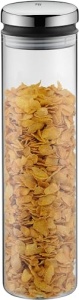 Borcan de depozitare WMF Depot 2l, inaltime 36 cm, borcan de depozitare cu capac, recipient pentru boabe de cafea, borcan de muesli, borcan de depozitare a alimentelor cu deschidere mare de umplere