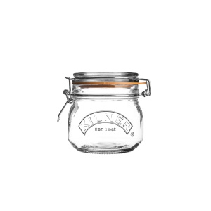 Borcan de sticla Kilner cu capac, 500 ml, cu inchidere ermetica