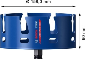 Bosch EXPERT Construction Material Lochsage 159mm Durabilitate Extinsa - Img 3