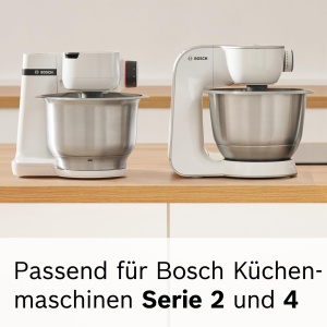 Bosch Paste Roller Tagliatelle MUZ5NV2, Paste Roller pentru Tagliatelle de casa 7mm, Otel inoxidabil, potrivite pentru Seria 4 si Seria 2 - Img 5