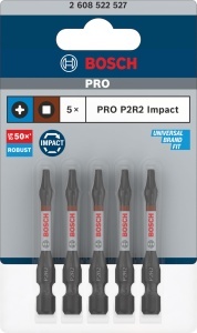 Bosch PRO P2R2 Impact Bit Set 5 piese 125 x 75 mm Robust si Durabil - Img 2