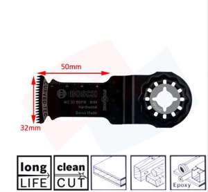 Bosch Professional 5 buc. Set de panze de ferastrau cu adancime din carbura Starlock/set de panze de ferastrau segmentat (pentru lemn si metal, cele mai bune taieri, accesorii multi-unelte) - Img 5
