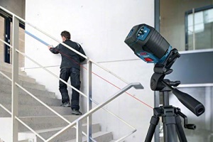 Bosch Professional Cross Line Laser GCL 2-50 (5x baterii AA, raza de lucru: 50m, in carcasa de mestesug) - Img 5