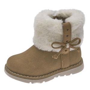 Botine Chicco pentru copii, calduroase, cu fermoar lateral