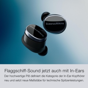 Bowers & Wilkins Pi8 Casti fara fir cu anulare activa a zgomotului, Bluetooth, AptX, Carcasa de incarcare audio fara fir - Verde jad - Img 6