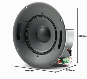 Boxa coaxiala JBL Control 328CT, 20.3 cm, putere 250W, alba - Img 3