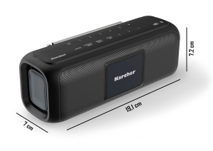 Boxa portabila Karcher DAB Go Bluetooth 51 Radio Digital DAB Negru - Img 3